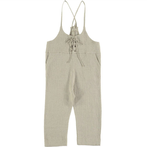 Jumpsuit in lino naturale