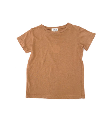 T-Shirt in cotone e lino