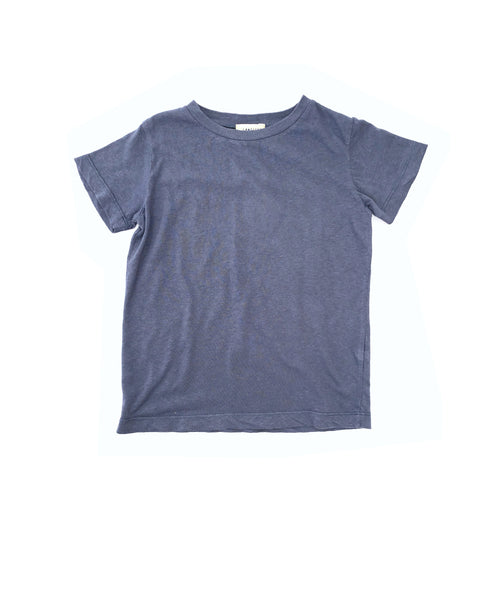 T-Shirt in cotone e lino